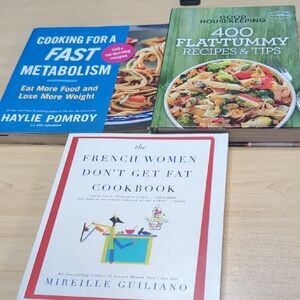 Set of THREE Cookbooks
